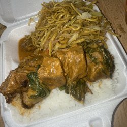 Manila Oriental Market - Kare kare. Noodles added as side.