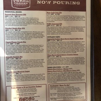 Three Creeks Brew Pub - Breweries Near Me - Sisters, Oregon