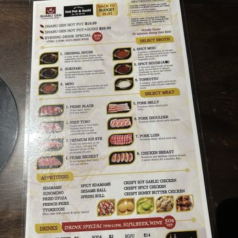 Shabu Gen - Menu - Hot Pot Near Me - Elk Grove, California Shabu Gen - Menu - Hot Pot Near Me - Elk Grove, California