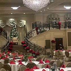 Prestonwood Country Club - Beautiful ballroom (we added the tree but the venue generally has one available)