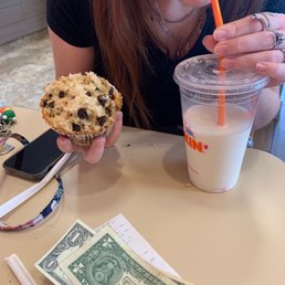 milk and muffin