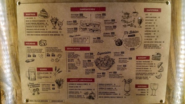 Menu photo 1 Biblos Palermo, C