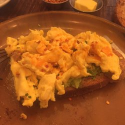 Cinnamon - Microwaved Scrambled eggs, lazy
