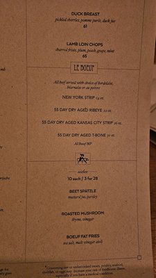 Menu photo 2 Boeufhaus Chicago, IL