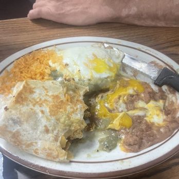 Bad Miguel's - Chile Relleno breakfast with eggs, beans, rice and tortillas - Mexican Near Me - Lake Havasu City, Arizona Bad Miguel's - Chile Relleno breakfast with eggs, beans, rice and tortillas - Mexican Near Me - Lake Havasu City, Arizona