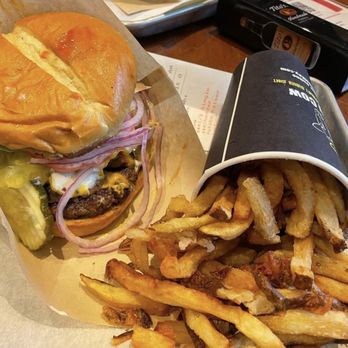Holy Cow - Cheeseburger and fries - Burgers Near Me - Alexandria, Virginia Holy Cow - Cheeseburger and fries - Burgers Near Me - Alexandria, Virginia