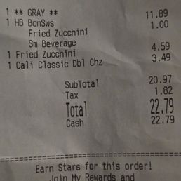 Proof they charged me for a meal but gave me NO DRINK Proof they charged me for a meal but gave me NO DRINK