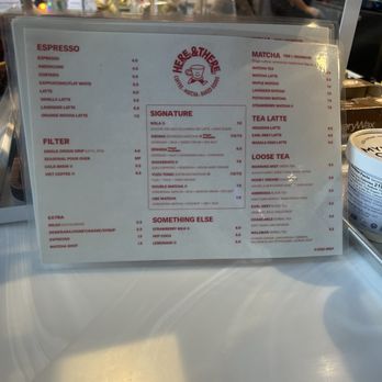 Here & There - Menu - Coffee & Tea Near Me - Stanton, California Here & There - Menu - Coffee & Tea Near Me - Stanton, California
