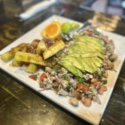 Buffalo Nickel - Ceviche with spicy cucumbers