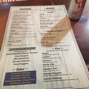 Budreau Steak & Taphouse - Menu - American Near Me - Attica, Indiana