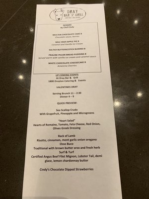 Menu photo 4 Dray Bar & Grill Drayton, SC