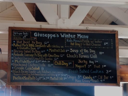 Menu photo 2 Giuseppes Telluride, CO Menu photo 2 Giuseppes Telluride, CO