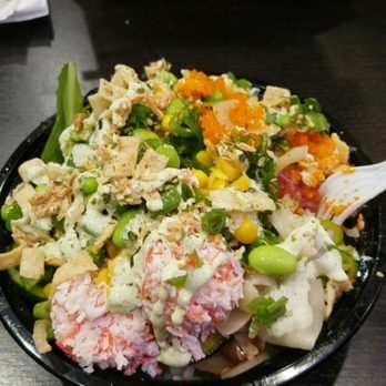 Poki Poke - My massive regular poke bowl. - Poke Near Me - Fremont, California Poki Poke - My massive regular poke bowl. - Poke Near Me - Fremont, California