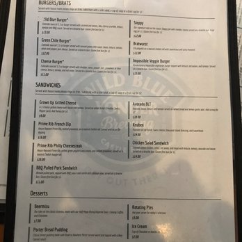 Wild Blue Yonder Brewing - Food menu 1 of 2 - Brewpubs Near Me - Castle Rock, Colorado Wild Blue Yonder Brewing - Food menu 1 of 2 - Brewpubs Near Me - Castle Rock, Colorado