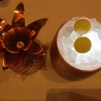 Le Cirque - Weird white chocolate balls - French Near Me - Las Vegas, Nevada