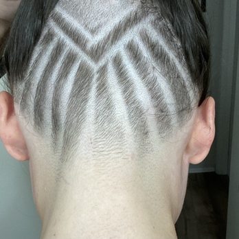 Custom Clean Cuts Barbershop - Undercut with design - Barbers Near Me - Yakima, Washington