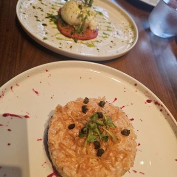Nusr-Et Steakhouse Beverly Hills - Burrata, salmon tar tar - Steakhouses Near Me - Beverly Hills, California Nusr-Et Steakhouse Beverly Hills - Burrata, salmon tar tar - Steakhouses Near Me - Beverly Hills, California