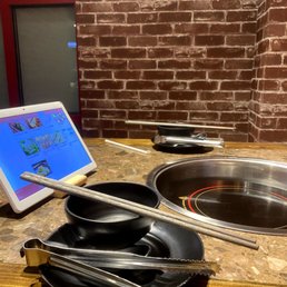 Tablet at the table for easy ordering and beautiful set ups. Tablet at the table for easy ordering and beautiful set ups.