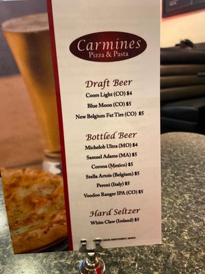 Menu photo 8 Carmines Pizza & Pasta Lone Tree, CO