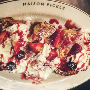 Maison Pickle - Berries and Cream Toast - Cocktail Bars Near Me - New York, New York Maison Pickle - Berries and Cream Toast - Cocktail Bars Near Me - New York, New York