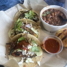 Taco trio Taco trio
