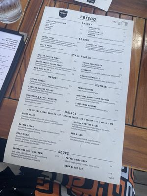 Menu photo 6 The Frisco Barroom Webster Groves, MO Menu photo 6 The Frisco Barroom Webster Groves, MO