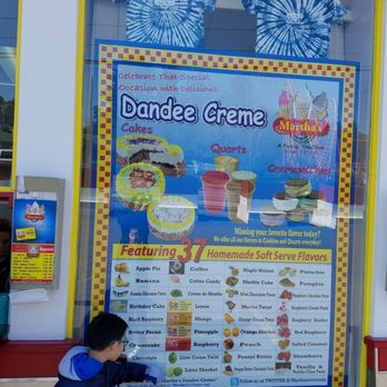 Martha's Dandee Creme - Menu - Ice Cream & Frozen Yogurt Near Me - Queensbury, New York