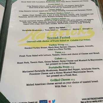Hattricks - Menú (salads and wraps) - American Near Me - Tampa, Florida Hattricks - Menú (salads and wraps) - American Near Me - Tampa, Florida