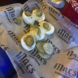 Deviled eggs without the bacon Deviled eggs without the bacon