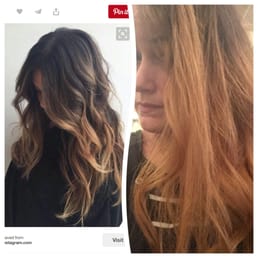 Went in for ombre (even brought a picture). Got a bad dye job before having them just dye my hair back to dark brown. Went in for ombre (even brought a picture). Got a bad dye job before having them just dye my hair back to dark brown.