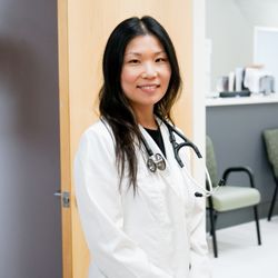 Center for Elders Independence - PACE East Oakland - Dr. Eileen Kim helps seniors with their medical healthcare.