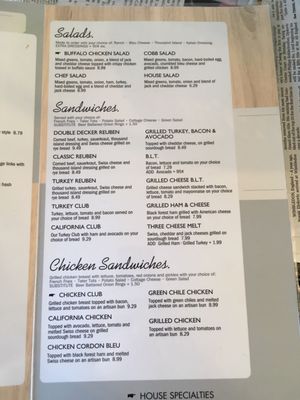 Menu photo 6 Roadrunner Cafe Dayton, NV