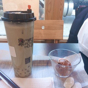 Moon Flower House - Taro Milk Tea, 2 Scoop Ice Cream - Burgers Near Me - Boston, Massachusetts Moon Flower House - Taro Milk Tea, 2 Scoop Ice Cream - Burgers Near Me - Boston, Massachusetts