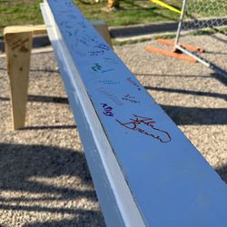 West Texas IT Consulting - We were honored to have been selected for the Ellen Noël Art Museum renovation project - and today they asked me to sign the last I-beam! :)