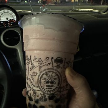 Boba Ave Express - Strawberry Smoothie Boba - Bubble Tea Near Me - Arcadia, California