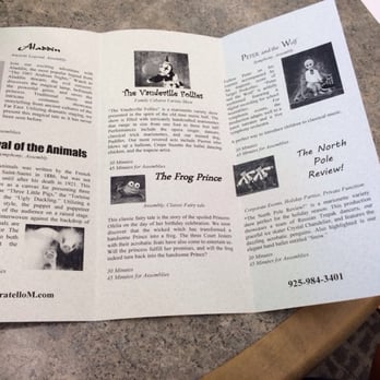 The Fratello Marionettes - Part of their programs. - Performing Arts Near Me - Pinole, California