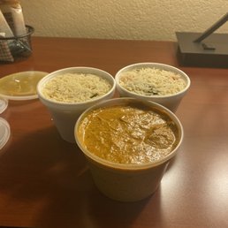 To go butter chicken. Spicy! To go butter chicken. Spicy!