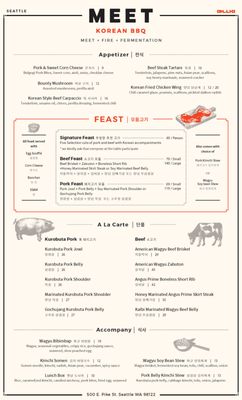Menu photo 8 Meet Korean BBQ Seattle, WA Menu photo 8 Meet Korean BBQ Seattle, WA