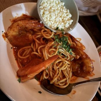 Kiki's - Shrimp pasta with spicy sauce - Greek Near Me - New York, New York