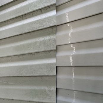 Pane Relief - Before and after. - Window Washing Near Me Pane Relief - Before and after. - Window Washing Near Me
