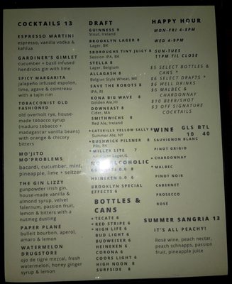 Menu photo 4 The Canary Brooklyn, NY Menu photo 4 The Canary Brooklyn, NY