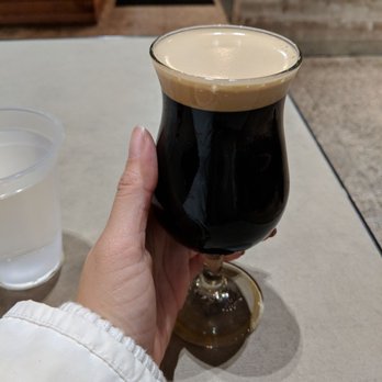The Crack Shack - Belching beaver Nitro brew! - really good! It reminds me of a delicious chocolate coffee, lol - Chicken Shop Near Me - Costa Mesa, California