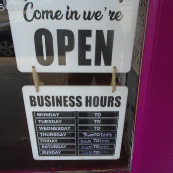 Sweet Beet Bakery - Hours of operation, front entry door. - Desserts Near Me - New Richmond, Wisconsin Sweet Beet Bakery - Hours of operation, front entry door. - Desserts Near Me - New Richmond, Wisconsin