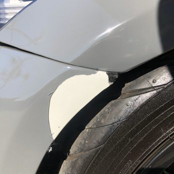 Headline Auto Design - Front bumper left side damage they left - Car Window Tinting Near Me - Montclair, California Headline Auto Design - Front bumper left side damage they left - Car Window Tinting Near Me - Montclair, California