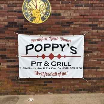 Poppy's Pit & Grill - Sign - New American Near Me - Elk City, Oklahoma Poppy's Pit & Grill - Sign - New American Near Me - Elk City, Oklahoma