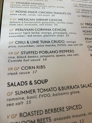 Menu photo 1 Comida Sarasota, FL Menu photo 1 Comida Sarasota, FL