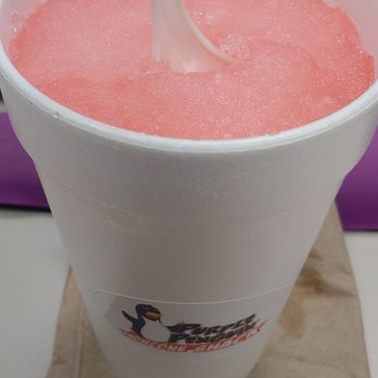 Purple Penguin Snowcone Shack - Pink Lemon Sour slush with ice cream on the bottom. Delicious! - Shaved Ice Near Me - Henderson, Nevada Purple Penguin Snowcone Shack - Pink Lemon Sour slush with ice cream on the bottom. Delicious! - Shaved Ice Near Me - Henderson, Nevada
