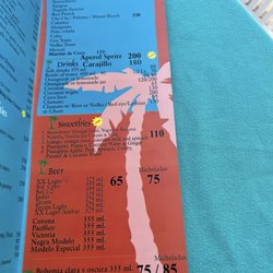 Paty's Miramar - Menu