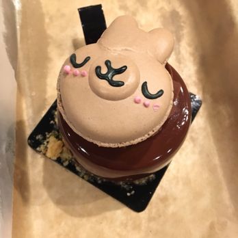 Bibble & Sip - Hazelnut Mango Molasses Crunch Mousse Cake - Coffee & Tea Near Me - New York, New York