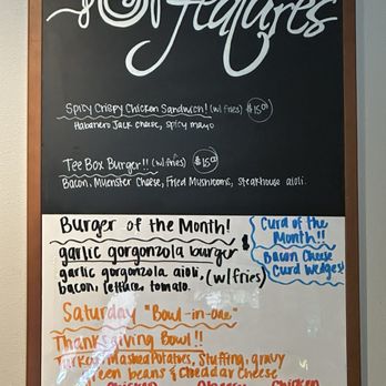 The Tee Box - Daily Specials board - Sports Bars Near Me - Sauk City, Wisconsin The Tee Box - Daily Specials board - Sports Bars Near Me - Sauk City, Wisconsin